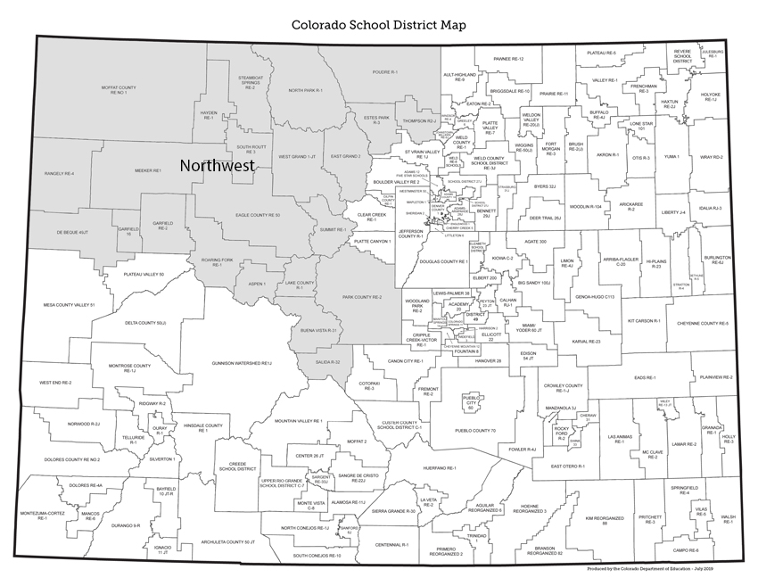 northwest regional map