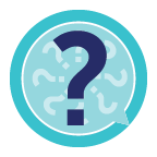 Blue question mark icon